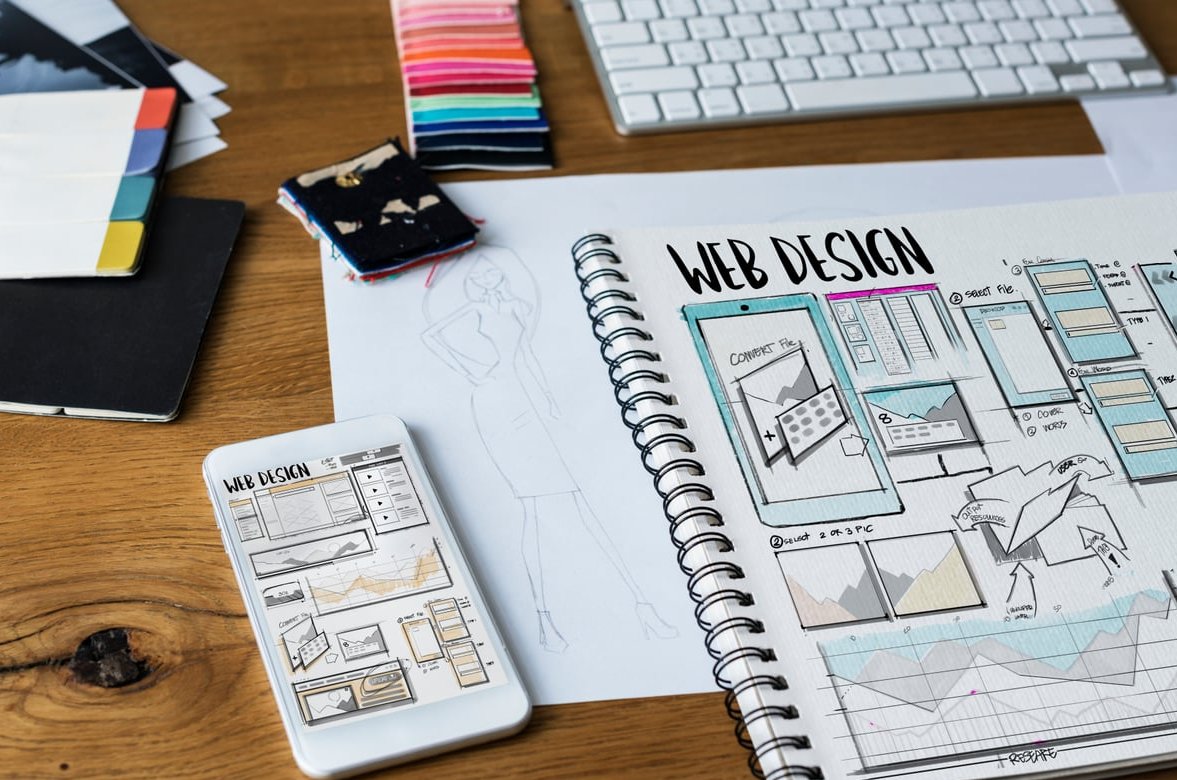 logo design sketches notebook