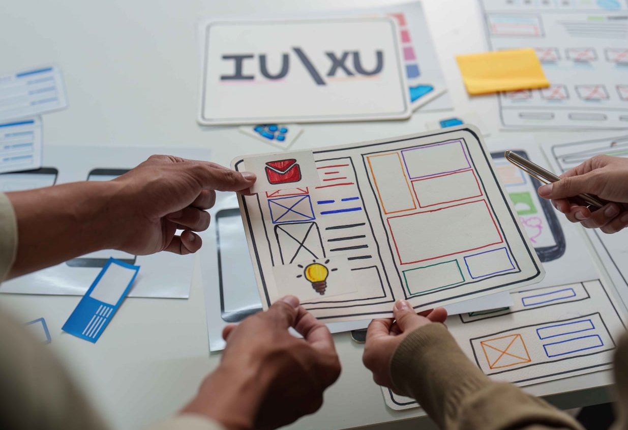 logo design sketches notebook