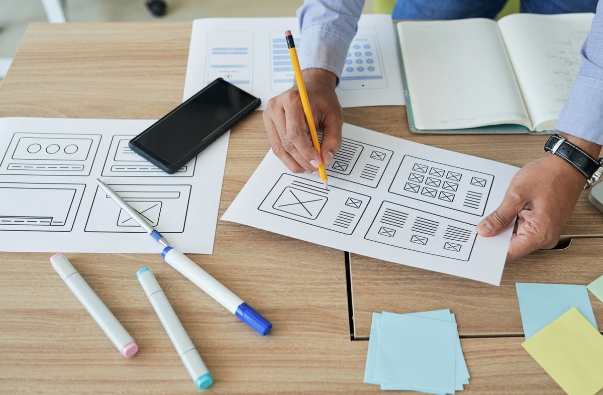 logo sketching notebook